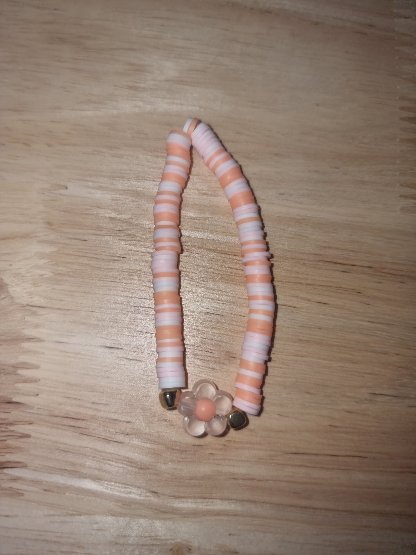 Handmade Clay Bead Bracelet