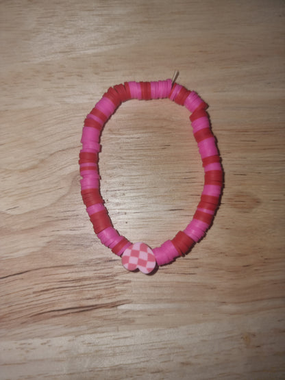 Handmade Clay Bead Bracelet