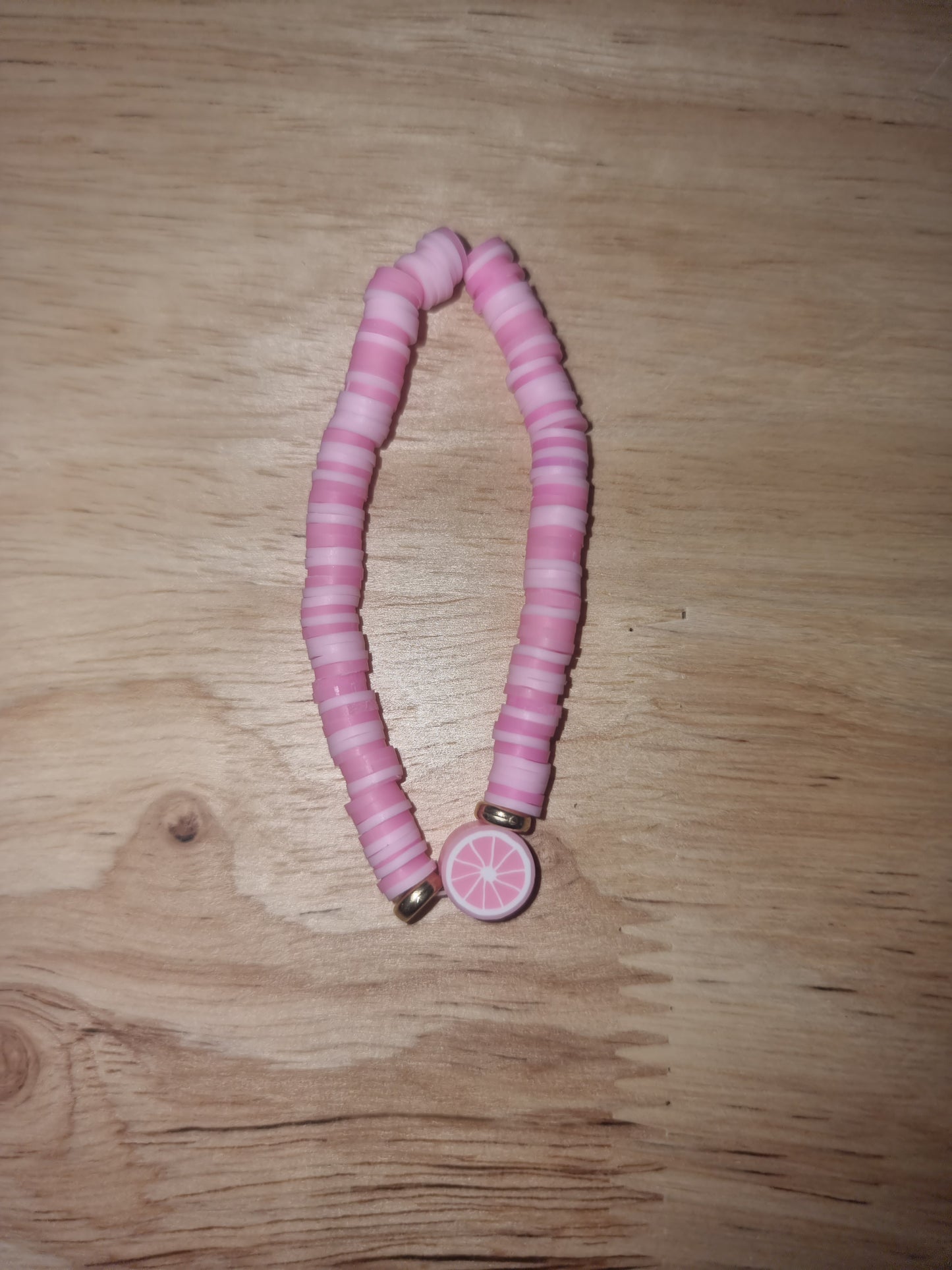 Handmade Clay Bead Bracelet