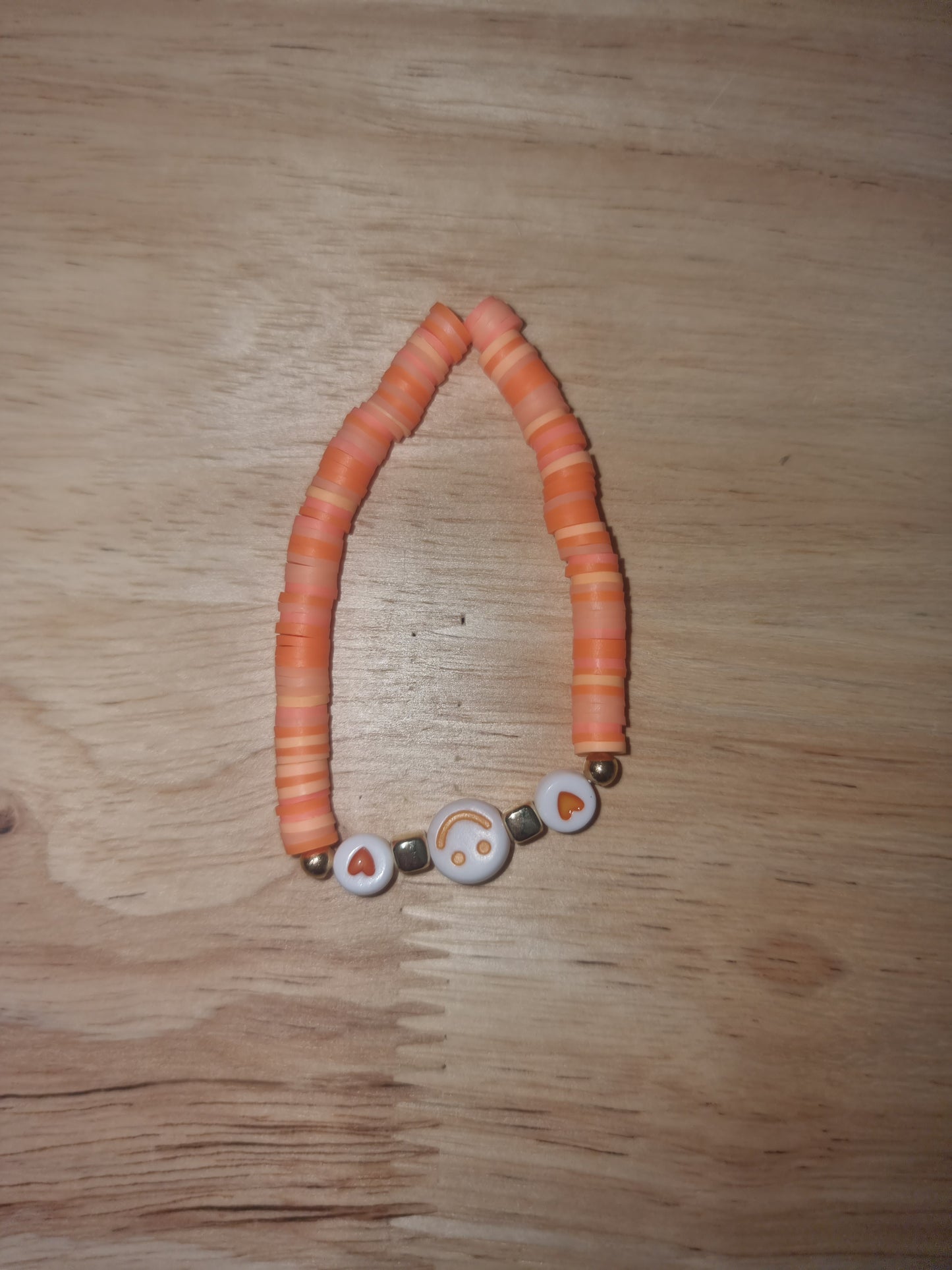 Handmade Clay Bead Bracelet