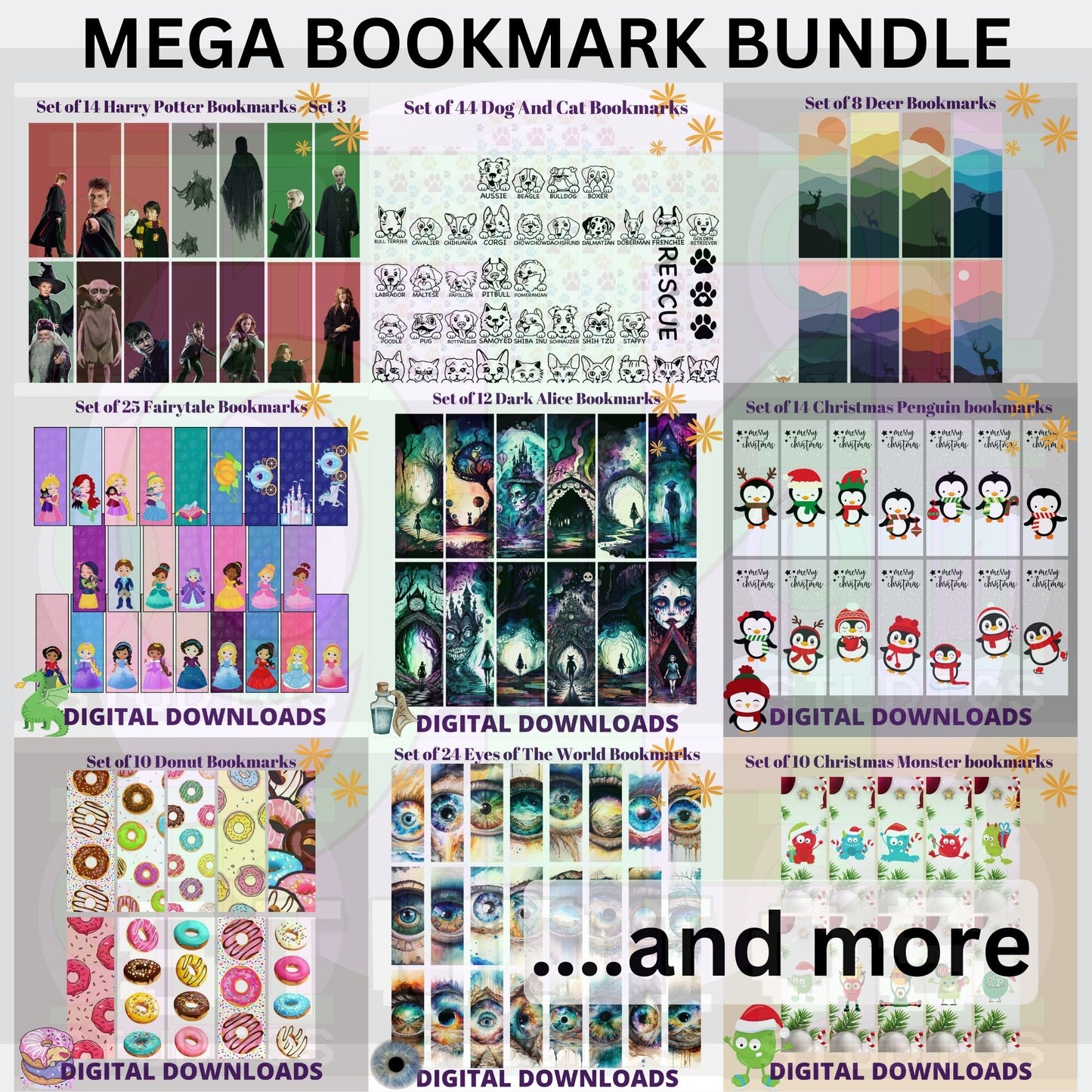 MEGA BOOKMARK BUNDLE - All available bookmark bundles plus unreleased bundles