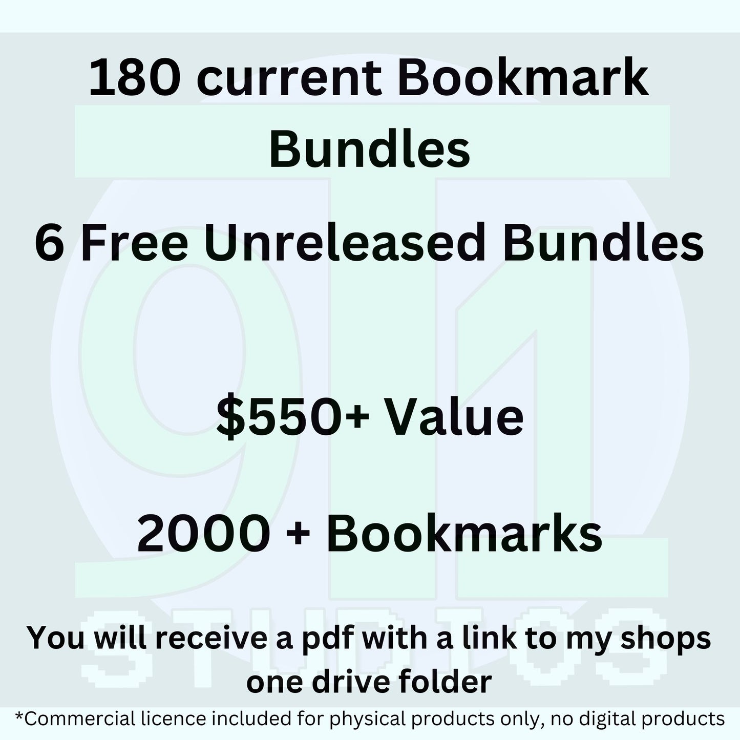 MEGA BOOKMARK BUNDLE - All available bookmark bundles plus unreleased bundles