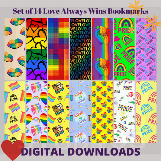 Love Always Wins Bookmarks