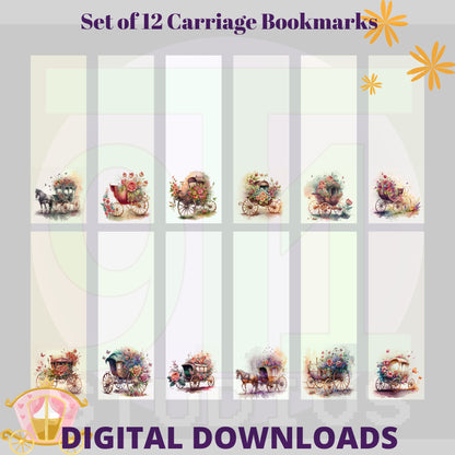 Carriage Bookmarks