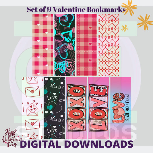 Valentine Bookmarks