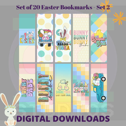 Easter Bookmarks Set 2