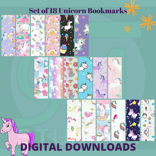 Unicorn Bookmarks