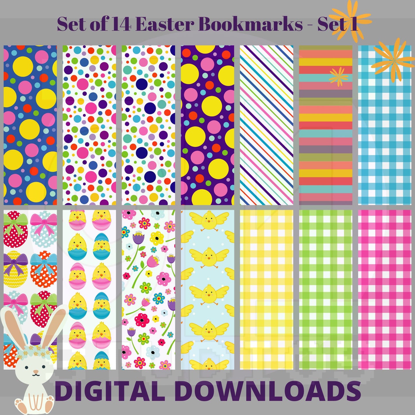 Easter Bookmarks Set 1