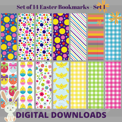 Easter Bookmarks Set 1