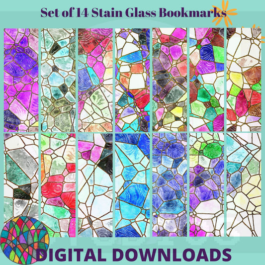 Stain Glass Bookmarks