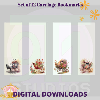 Carriage Bookmarks