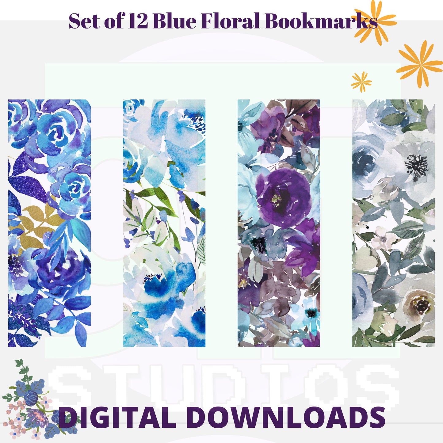 Floral Bookmarks