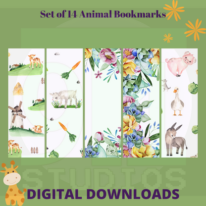 Animal Bookmarks