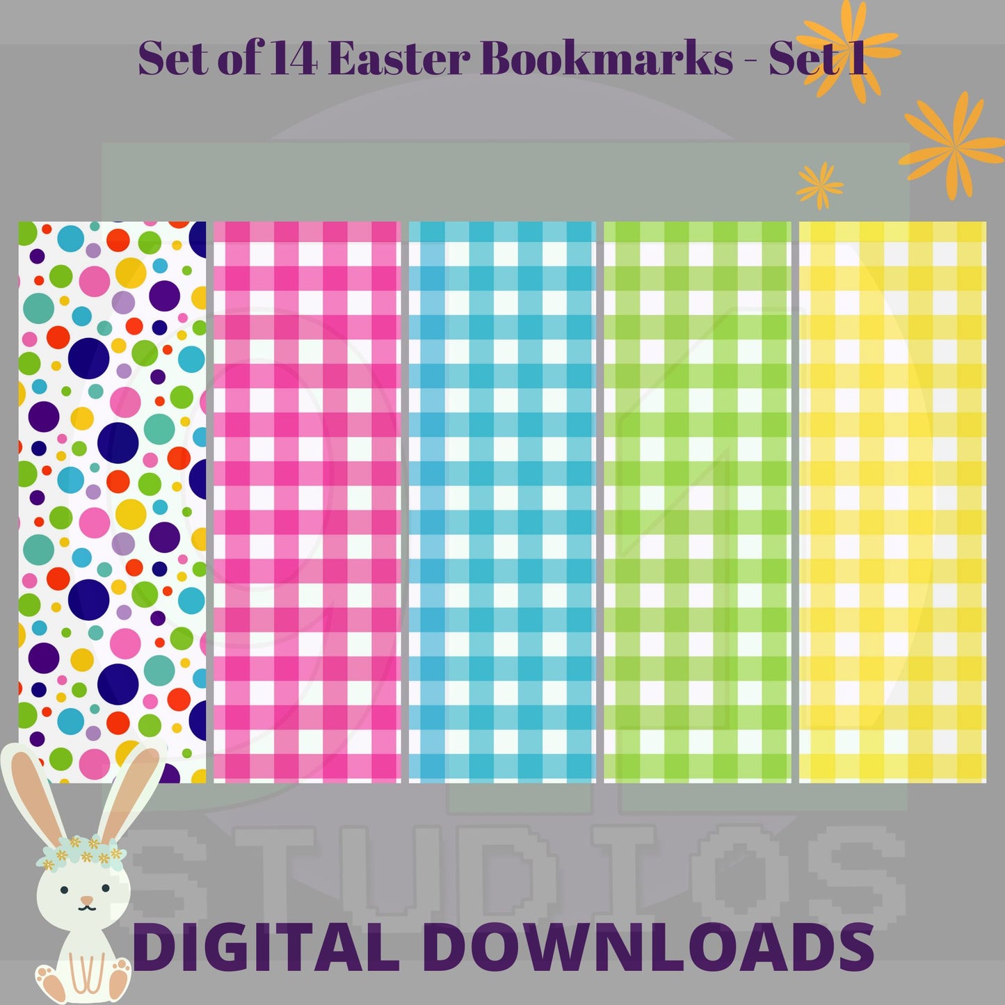 Easter Bookmarks Set 1