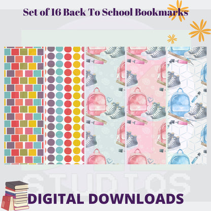 Back To School Bookmarks