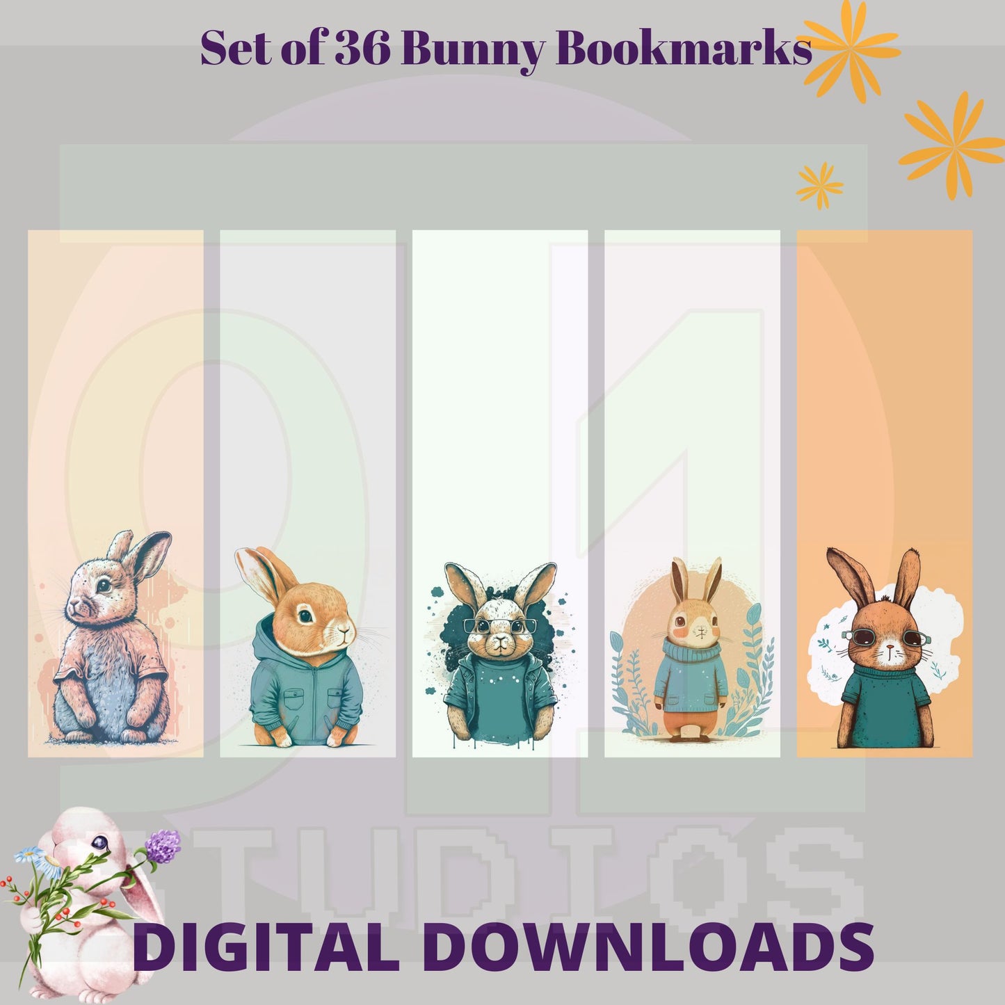 Bunny Bookmarks