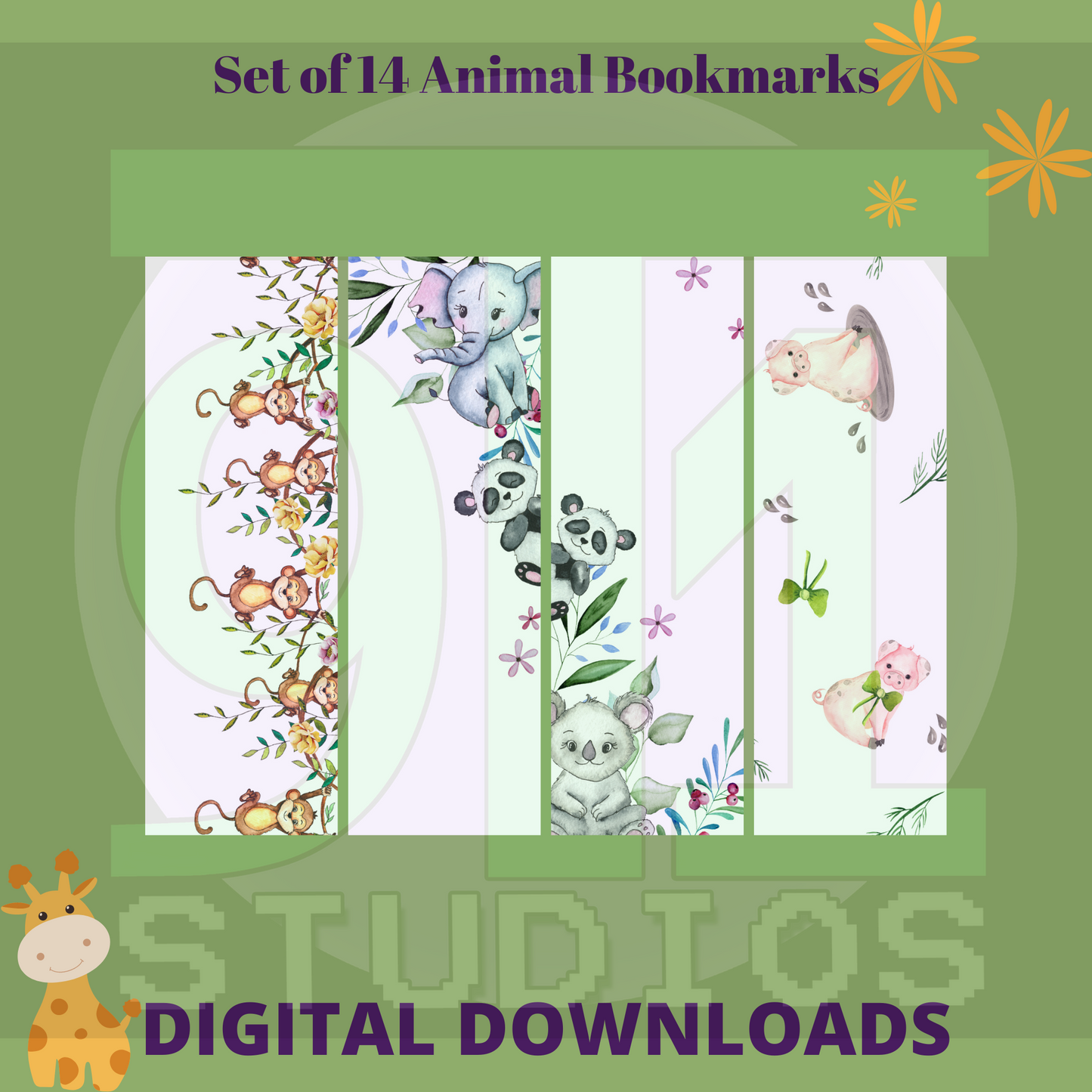 Animal Bookmarks