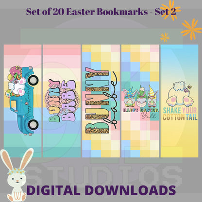 Easter Bookmarks Set 2