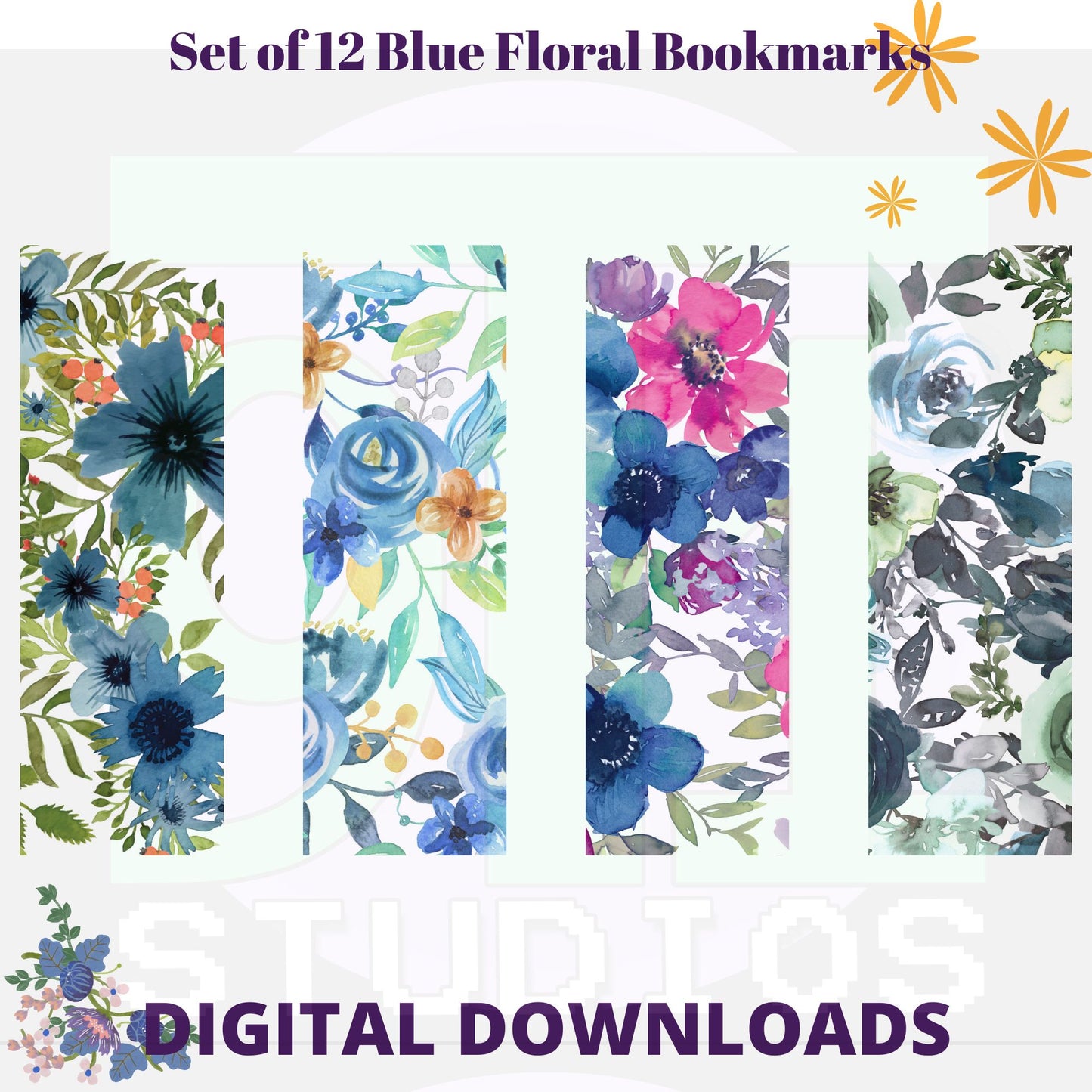 Floral Bookmarks