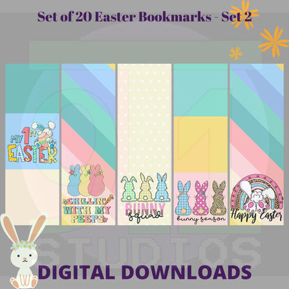 Easter Bookmarks Set 2