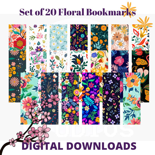 Floral Bookmarks