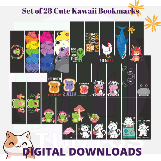 Cute Kawaii Bookmarks